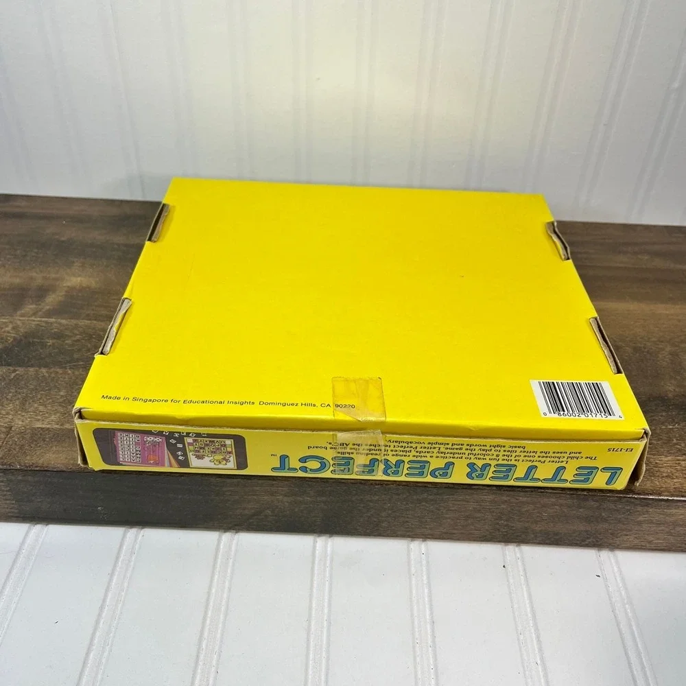 Vtg 1985 Letter Perfect Word Games in Box Educational Insights‎ Ages 4+ Complete